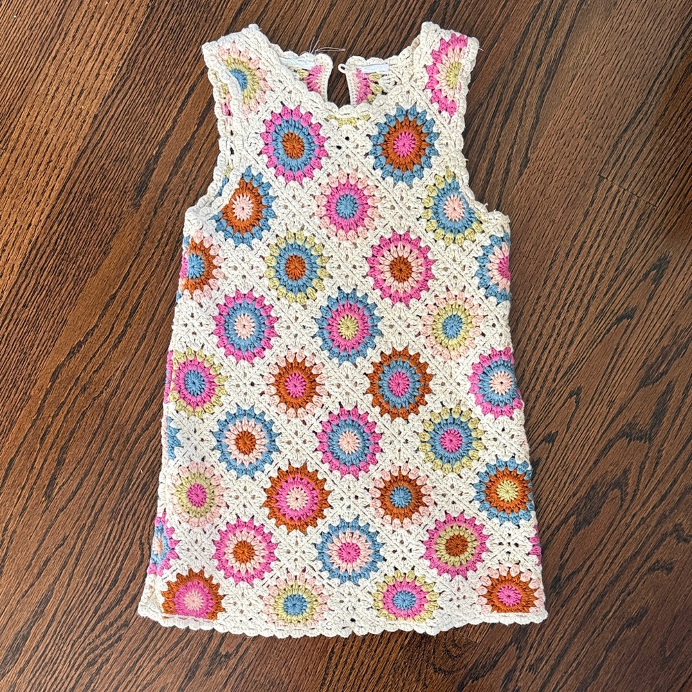 Girls crochet dress